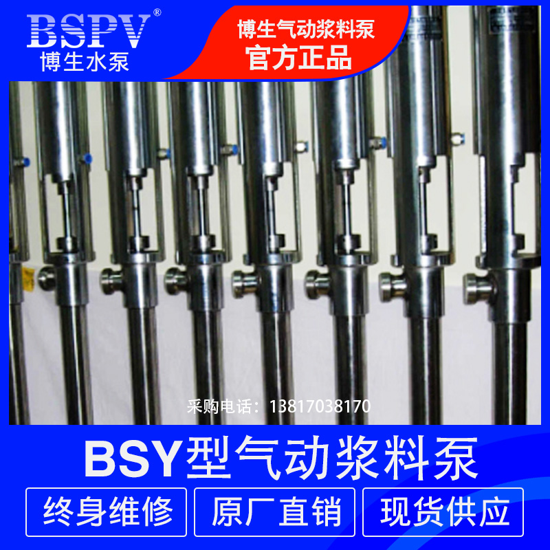 BSY-D5.0型氣動漿料泵(柱塞泵)大口徑